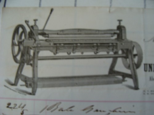 Original vintage billhead 1876 - original,