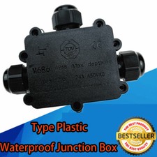 IP68 Waterproof Junction Box 3 Way 24A 450V Sealed Retardant Outdoor Waterproof