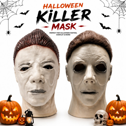 Killer mask latex halloween - killer,