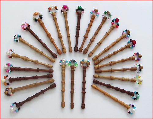 Lace bobbins - lace,