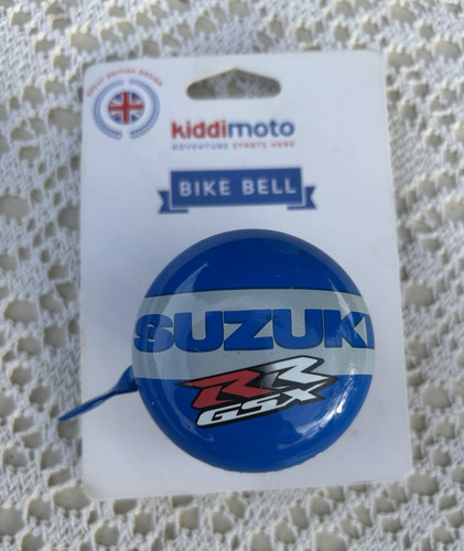 Kiddimoto blue bike - bike, bell