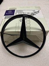 Rear Boot Star Badge For Mercedes E Class W212 Saloon A2128170016 - Gloss Black