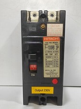 Hitachi F-100RB Circuit Breaker 2P 20A Ui 690VAC 50-60Hz
