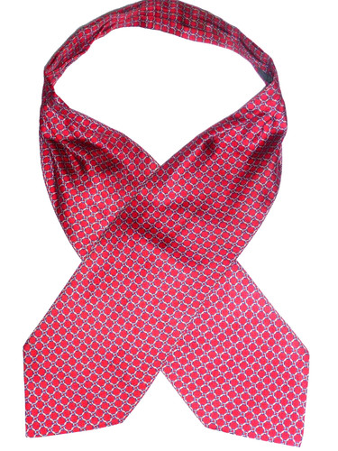 Vintage silk cravat scarf - vintage,