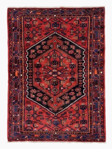 5x7 hand knotted zanjan wool - knotted,