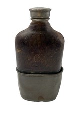 Vintage Leather And Pewter Hip