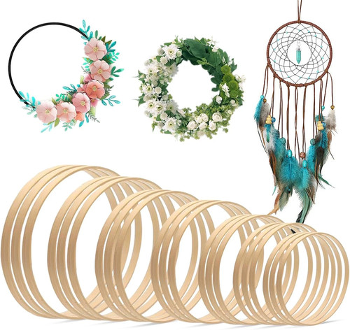 Wooden wreath rings - wreath,