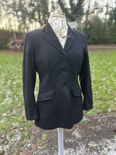 36” Vintage Black Wool