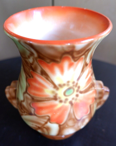 Stunning art deco vase with - deco,