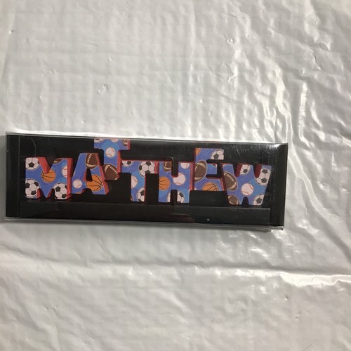 Name blocks - blocks, (matthew)