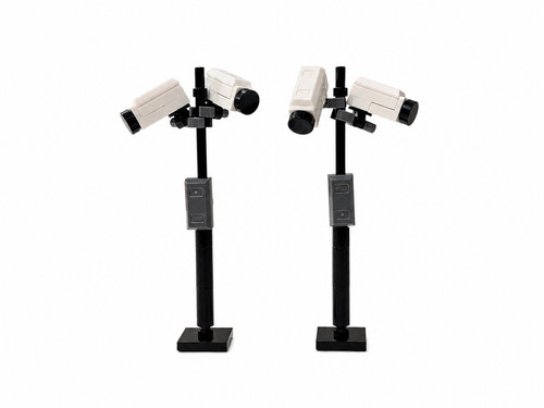 Lego city cctv camera poles - 2x,