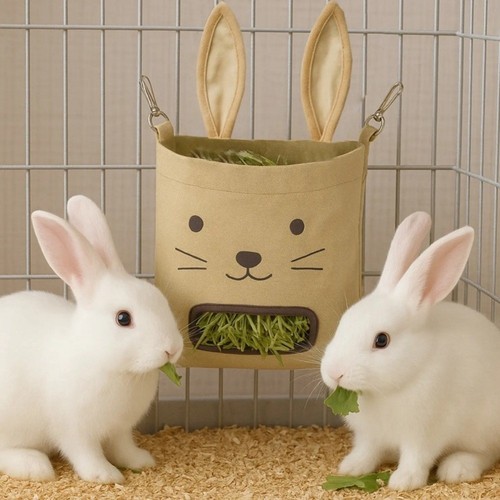 Rabbit suspended type hay bag - rabbit,