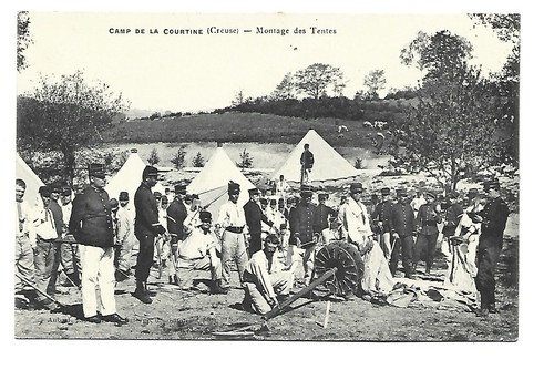 Military camp courtine - military,