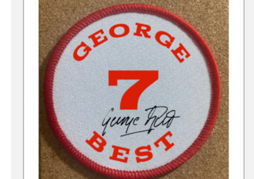 George best signed sew - , on