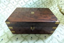 Antique Rosewood Brass Bound