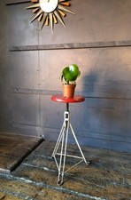Vintage industrial work stool - vintage,