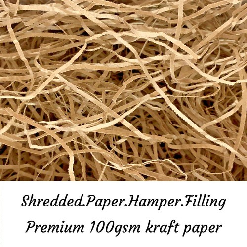 Shredded kraft paper - shredded, brown