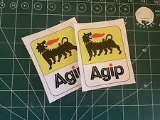 2x Agip Decal Stickers bikes
