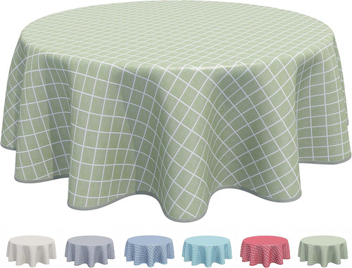 Round oilcloth pvc - round,