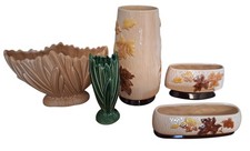 Vintage Sylvac Pottery Vases X5 Bundle please read description 