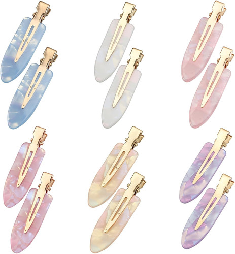 Pack crease hair clips - no,