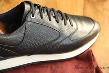 John Lobb Navy Blue Grain