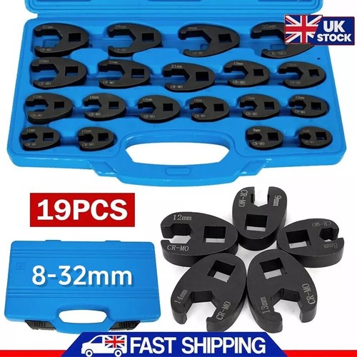 Crowfoot wrench set - wrench, metric