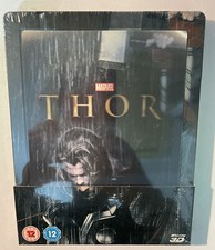 Thor~  (Ltd Zavvi Lenticular Steelbook) (UK 3D + Blu-ray)  STILL FACTORY SEALED