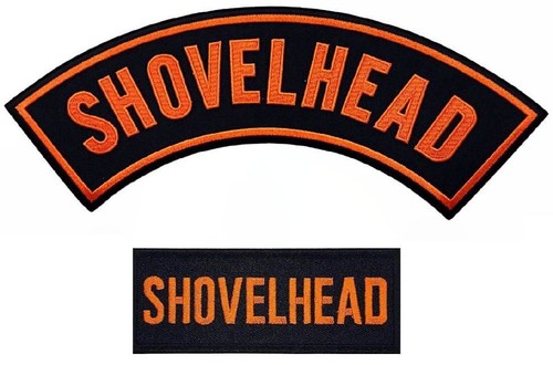 Shovelhead name tag top rocker - name,