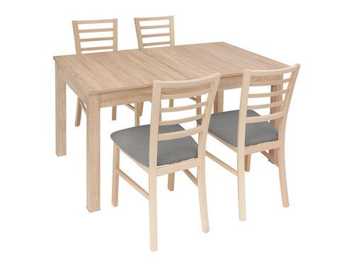 Bryk dining table chairs - 4,