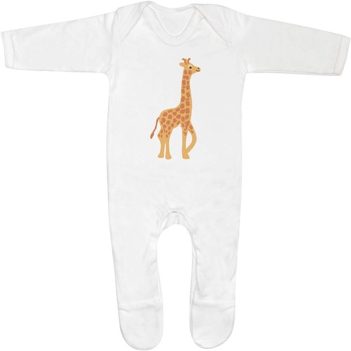 Giraffe looking around - looking,