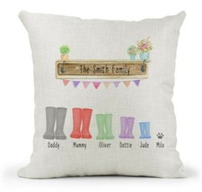 Personalised Welly Boot Family