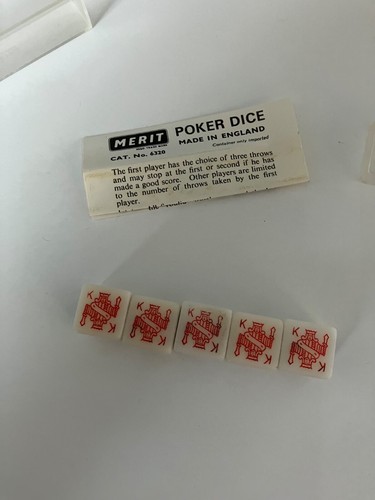 Set vintage merit poker - of,