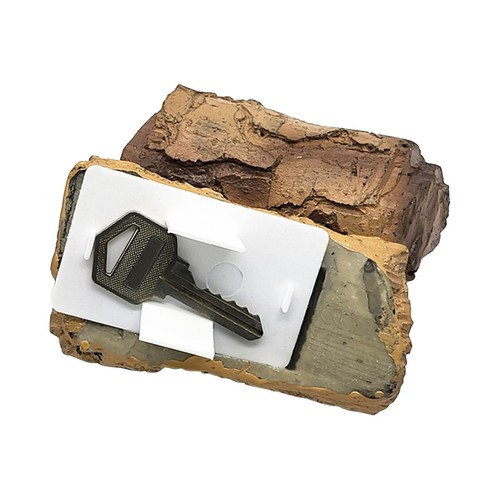 Outdoor rock hide key - a, house