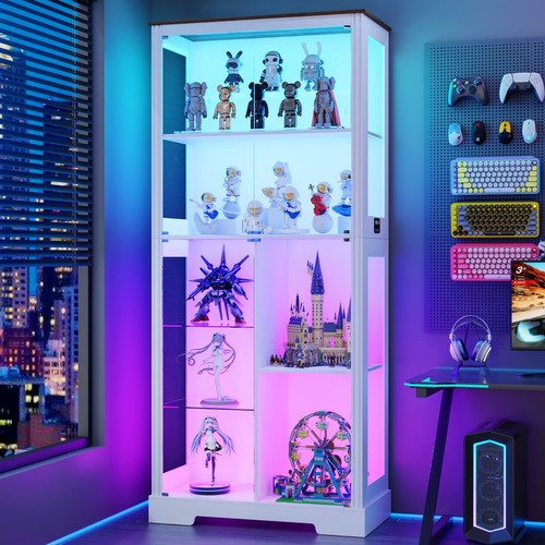 Tall display cabinet with - 71",