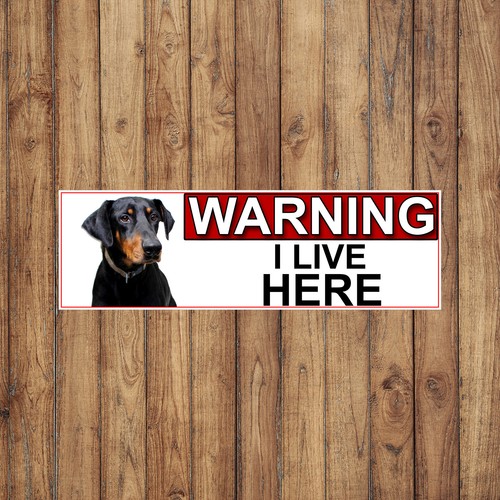 Doberman pinscher warning - pinscher,