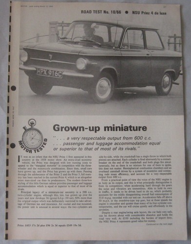 1966 nsu prinz - 4, de