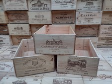 Wine Box Crate  Large 12 bottle size. French, Genuine, Storage, Vintage