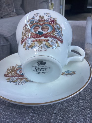 China cup and saucer - saucer, side
