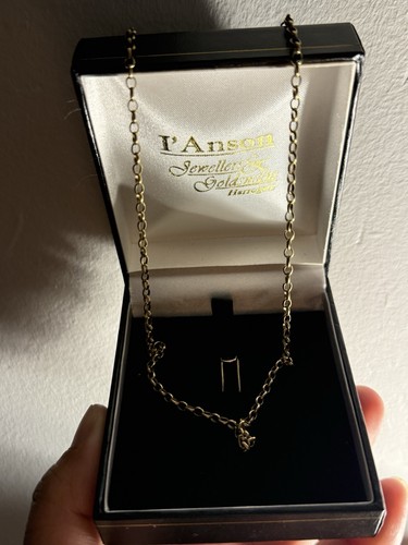 9ct gold vintage belcher link - 9ct,