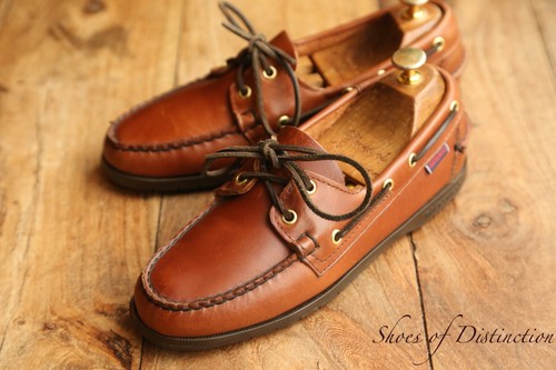 Sebago tan brown leather boat - tan,