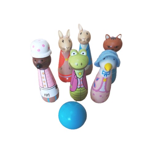 Peter rabbit wooden skittles - peter,