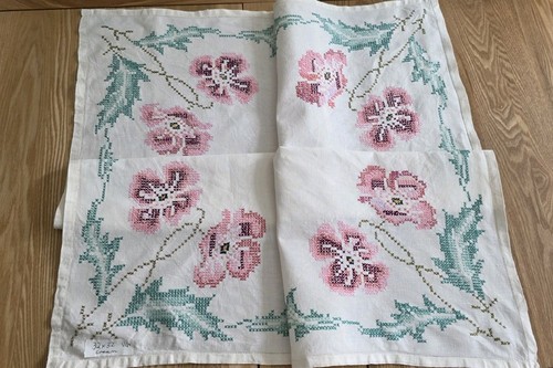 Vintage cream floral