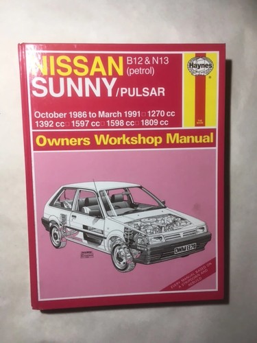 Nissan sunny haynes manual - haynes,