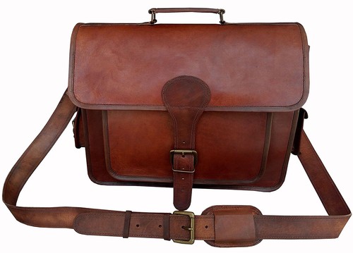 Men leather messenger - messenger, bag