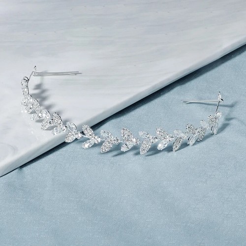 Wedding hair vine silver - wedding,