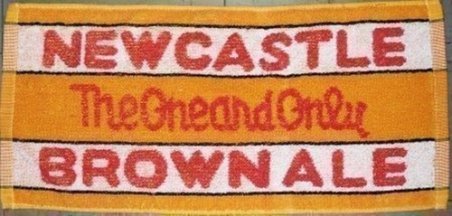 Newcastle brown ale cotton bar - newcastle,