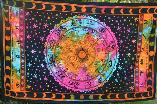 Twin indian mandala tapestry - twin,