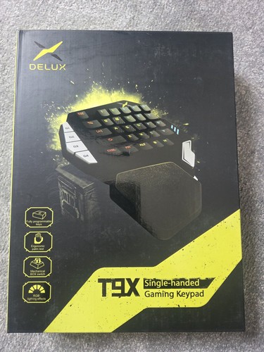 Delux t9x single handed gaming - single-handed,