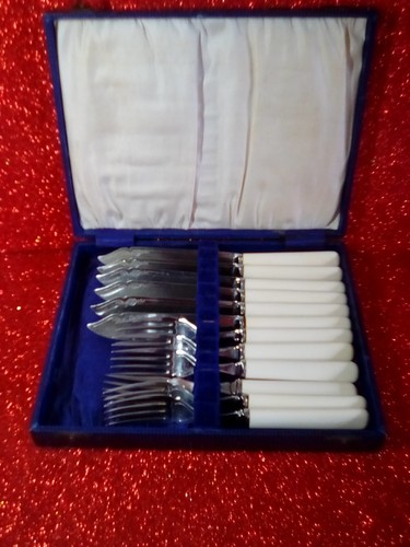 Vintage set six fish - set,